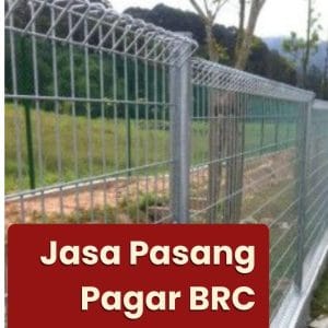 harga pagar brc jakarta barat terpasang dan material