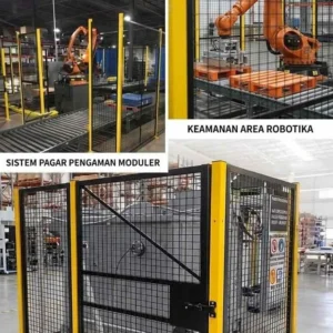 pagar pengaman mesin pabrik